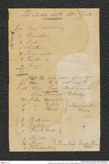 Nachlass Franz Steindachner, Liste von Gabriel Adolphe Boucard an Franz Steindachner, Inv.Nr. 48.06, Seite 1